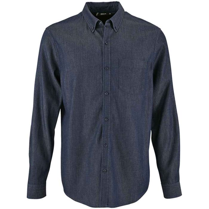 SOL'S Barry Long Sleeve Denim Shirt