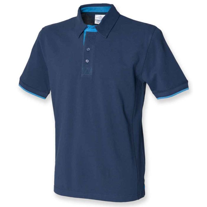 Front Row Contrast Cotton Piqu? Polo Shirt main product photo
