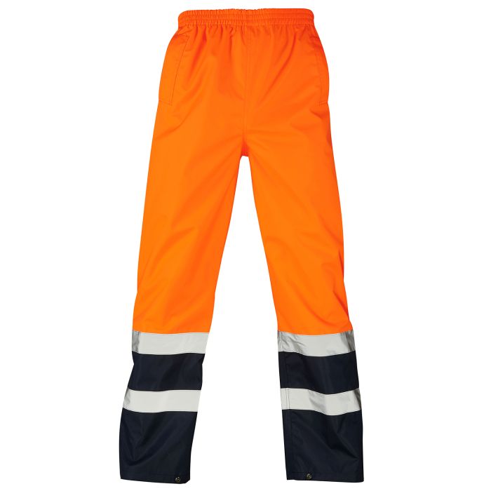 Hi Vis Orange/Navy 2 Tone Overtrousers main product photo