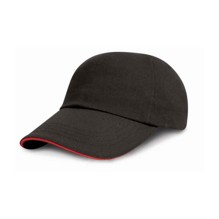 Result Low Profile Heavy Brushed Cotton Cap with Sandwich Peak main product photo