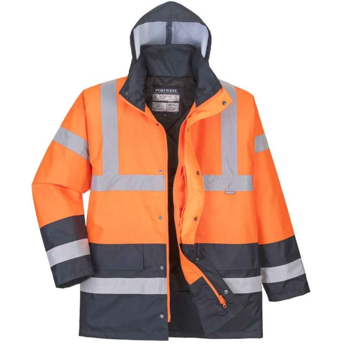 Portwest Hi-Vis Contrast Traffic Jacket main product photo