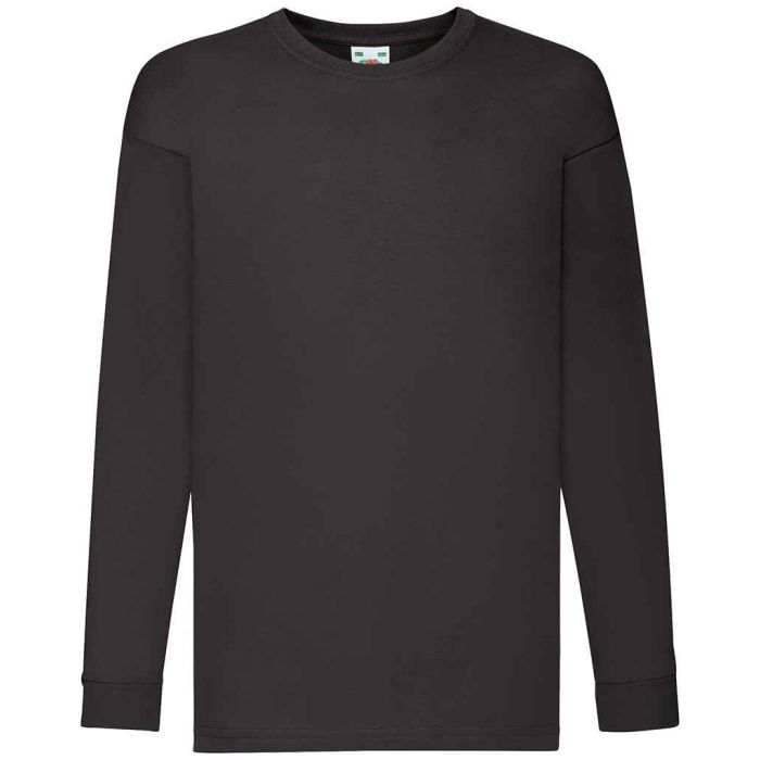 Fruit of the Loom Kids Long Sleeve Value T-Shirt main product photo
