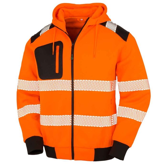Result Genuine Recycled Safety Zip Hoodie main product photo