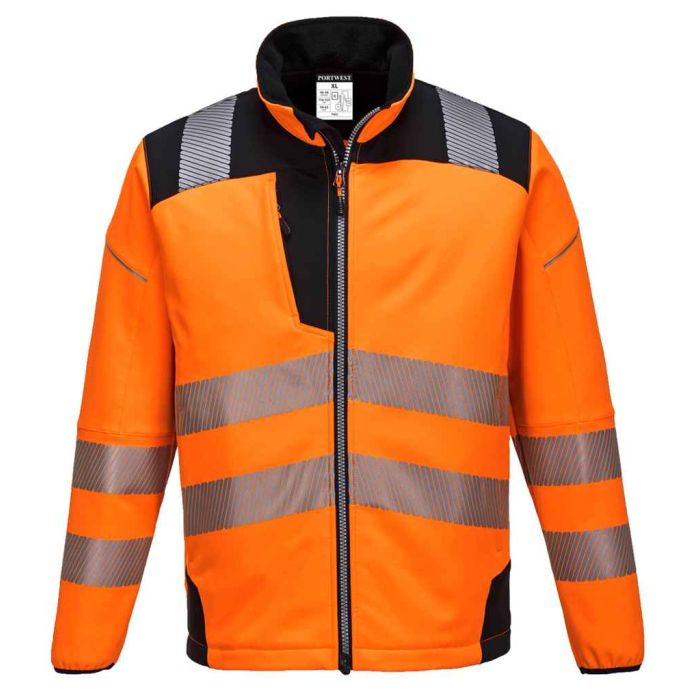 Portwest PW3 Hi-Vis Soft Shell Jacket main product photo