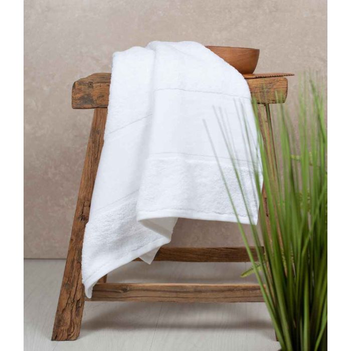 Towel City Organic Printable Border Guest Towel main product photo