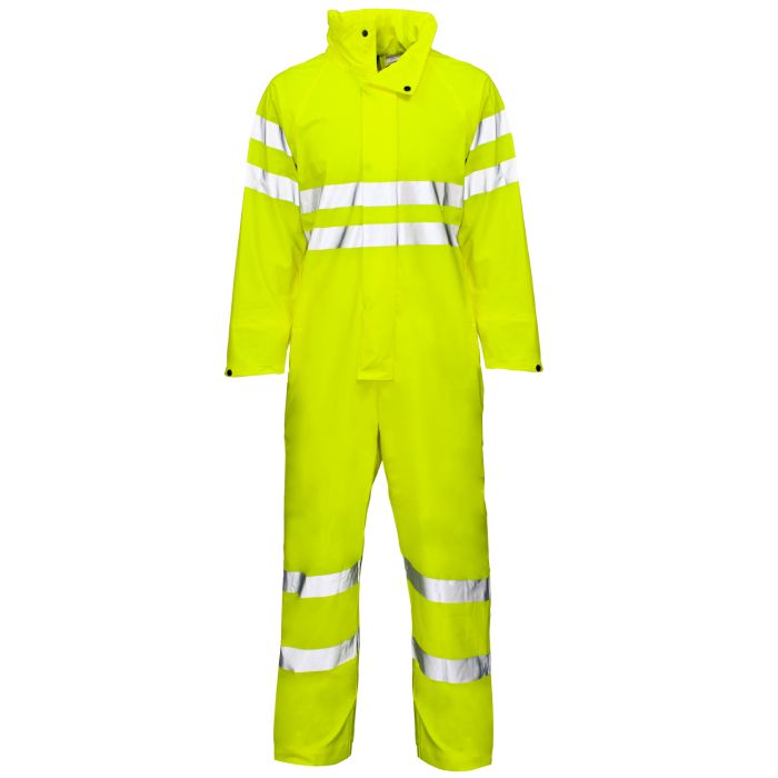 Hi Vis Yellow Storm-Flex PU Coverall main product photo