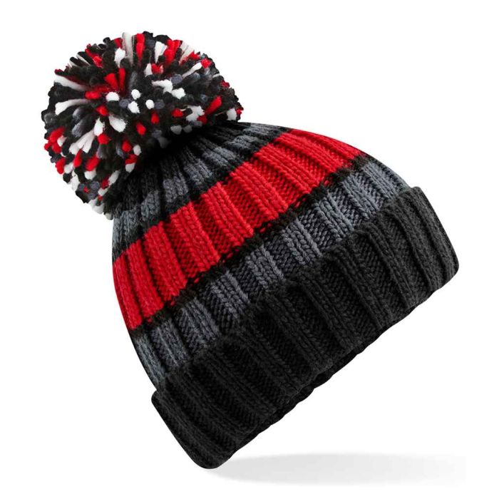 Beechfield Hygge Striped Beanie main product photo