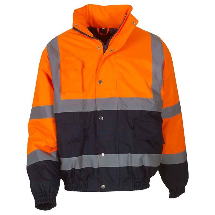 Yoko Hi-Vis Two Tone Bomber Jacket main product photo