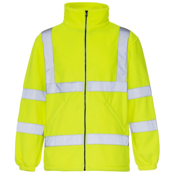 Hi Vis Yellow Fleece Jacket main product photo