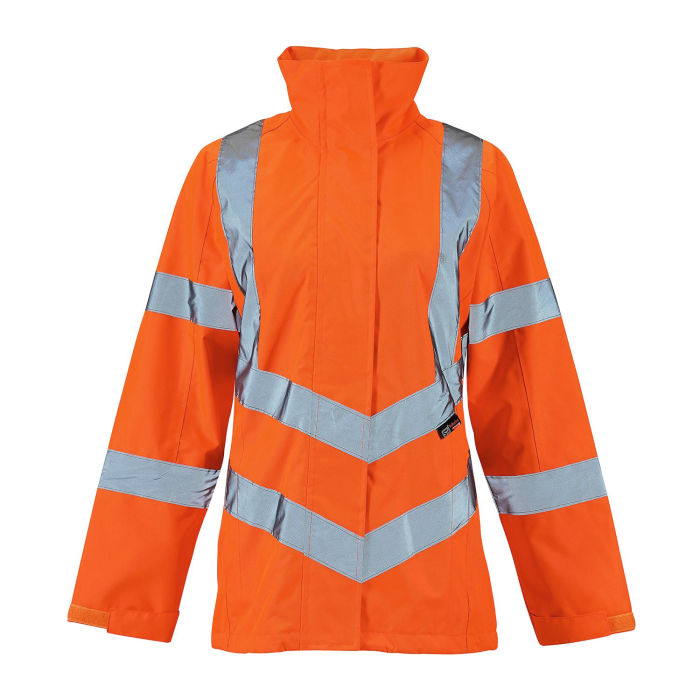 Ladies Hi Vis Orange Sophia Lightweight Jacket main product photo