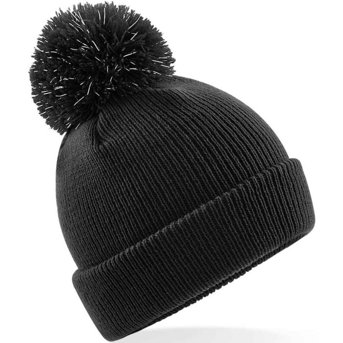 Beechfield Kids Reflective Bobble Beanie main product photo