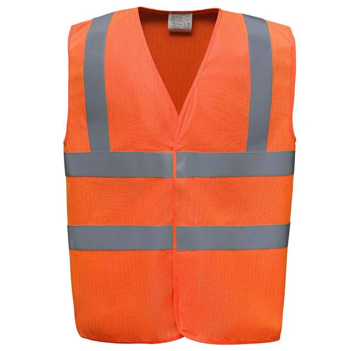 Yoko Hi-Vis Anti-Static Flame Retardant Waistcoat main product photo