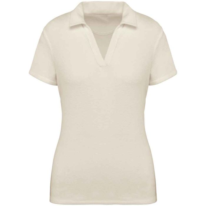 Native Spirit Ladies Terry Towel Polo Shirt main product photo