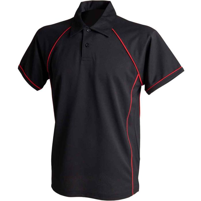 Finden + Hales Kids Performance Piped Polo Shirt main product photo