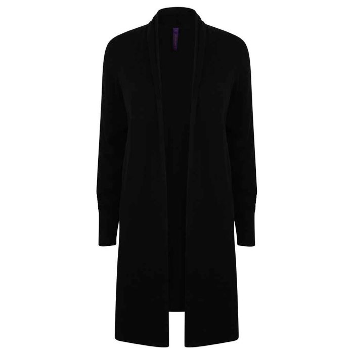 Henbury Ladies Longline Open Cardigan main product photo