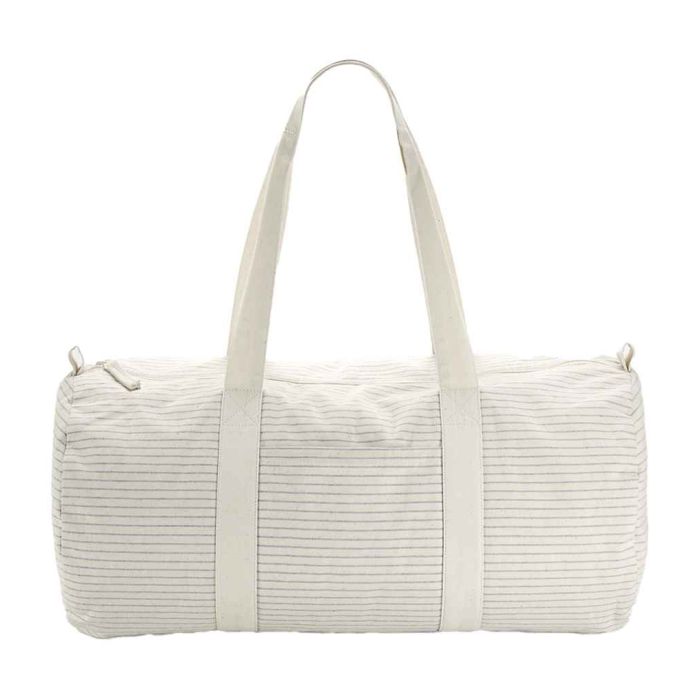 Westford Mill Striped Organic Barrel Bag main product photo