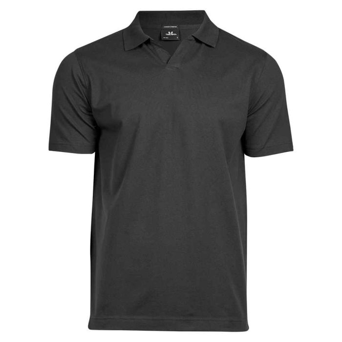 Tee Jays Luxury Stretch V Neck Polo Shirt main product photo