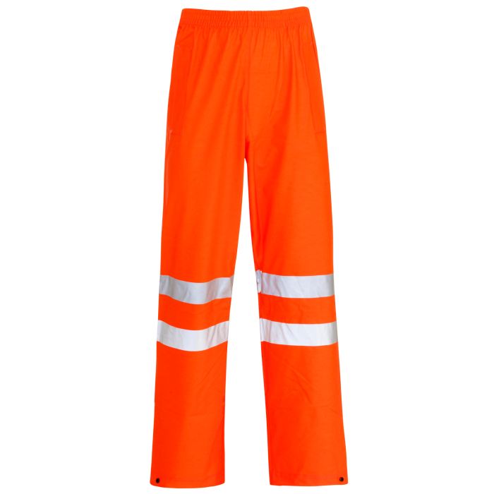 Hi Vis Orange Storm-Flex PU Trousers Knee Bands main product photo