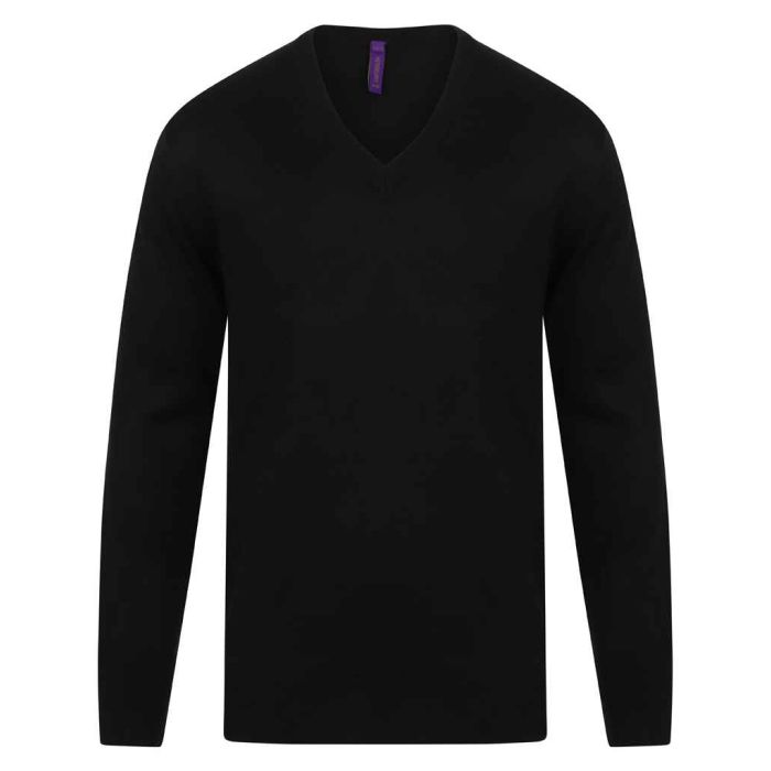 Henbury Acrylic V Neck Sweater main product photo