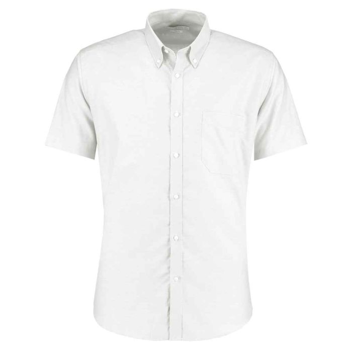 Kustom Kit Short Sleeve Slim Fit Oxford Shirt main product photo