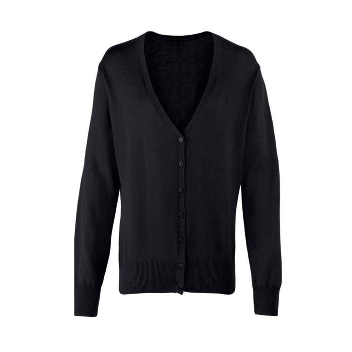 Premier Ladies Cotton Acrylic V Neck Cardigan main product photo