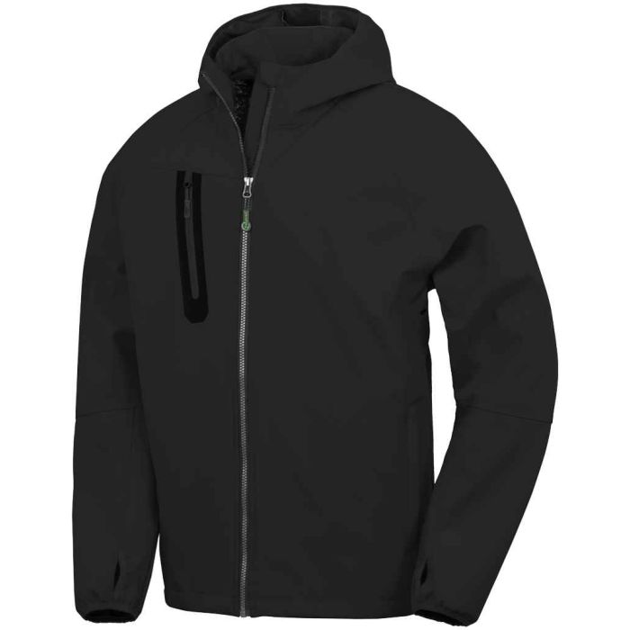 Result Recycled Three Layer Printable Hooded Soft Shell Jacket main product photo