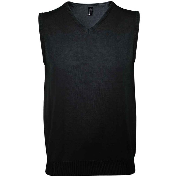 SOL'S Unisex Gentlemen Sleeveless Cotton Acrylic V Neck Sweater main product photo