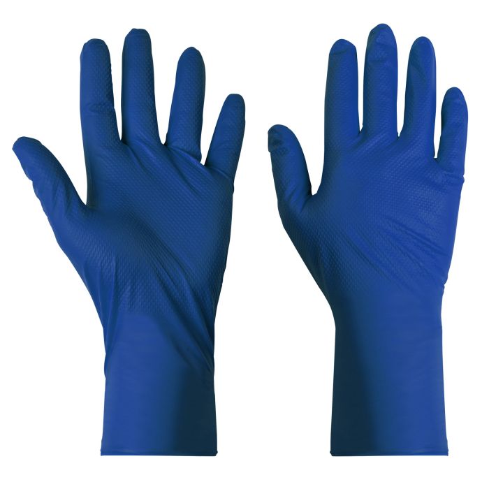 Supertouch Diamond Grip Extended Cuff Nitrile Gloves - Case main product photo