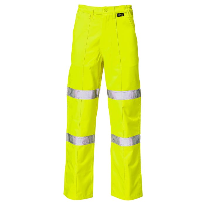 Hi Vis Yellow 2 Band Ballistic Trousers main product photo