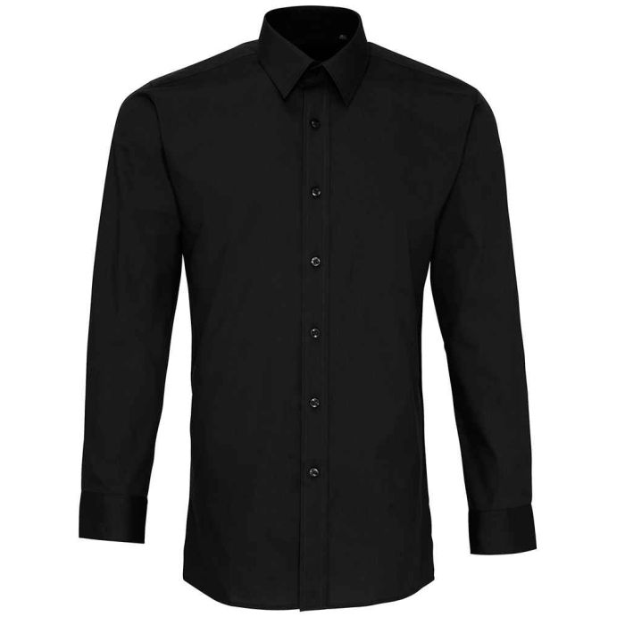 Premier Long Sleeve Fitted Poplin Shirt main product photo