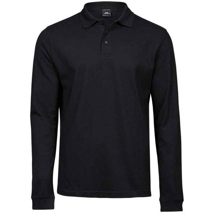 Tee Jays Luxury Stretch Long Sleeve Polo Shirt main product photo