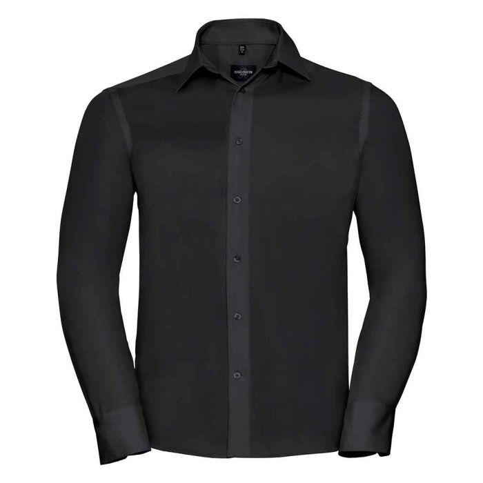 Russell Collection Long Sleeve Tailored Ultimate Non-Iron Shirt