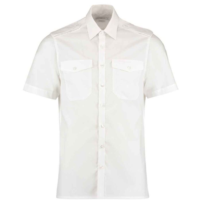 Kustom Kit Short Sleeve Tailored Pilot Shirt main product photo