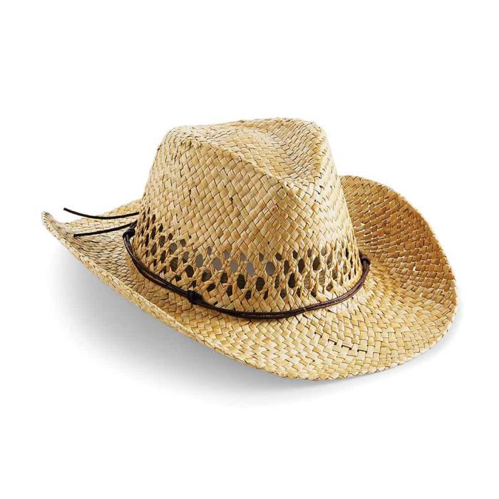 Beechfield Straw Cowboy Hat main product photo