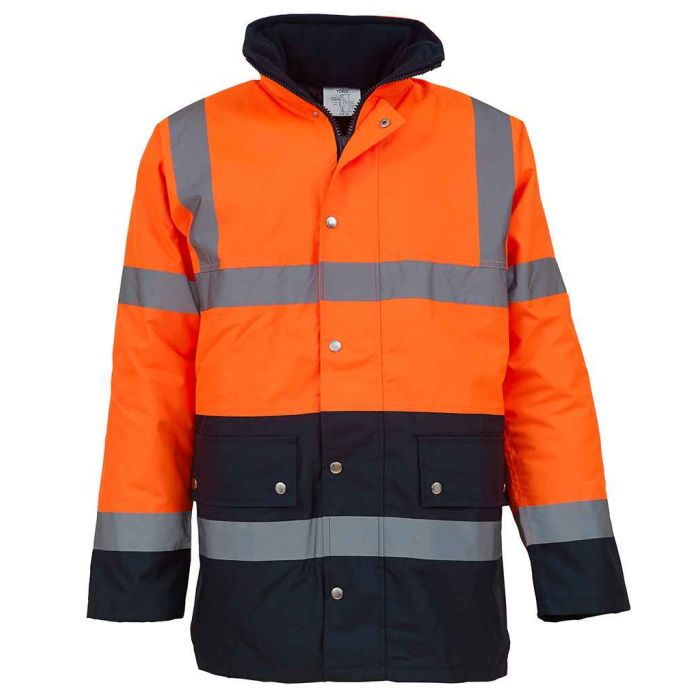 Yoko Hi-Vis Two Tone Motorway Jacket main product photo