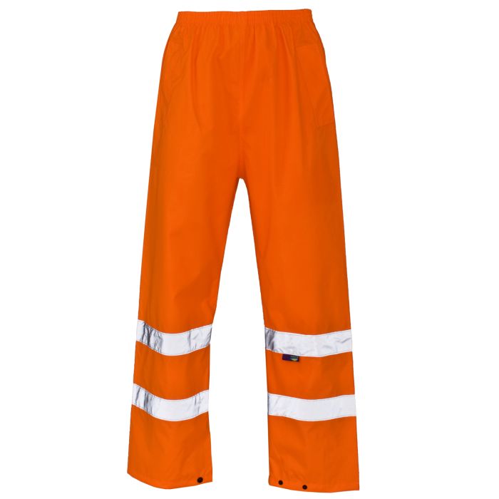 Hi Vis Orange Overtrousers Ankle Bands main product photo