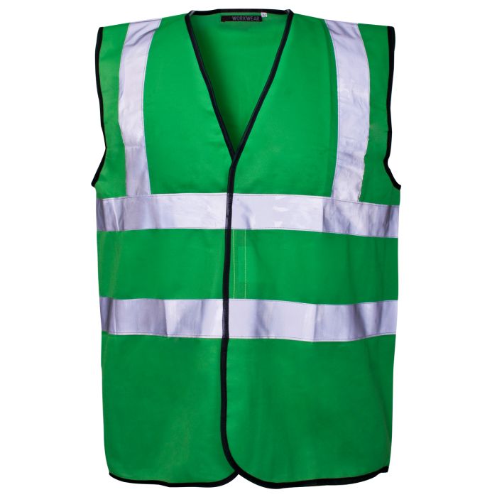 Hi Vis Green Coloured Vest main product photo