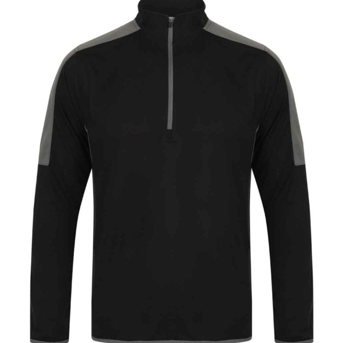 Finden + Hales Contrast Zip Neck Midlayer Top main product photo