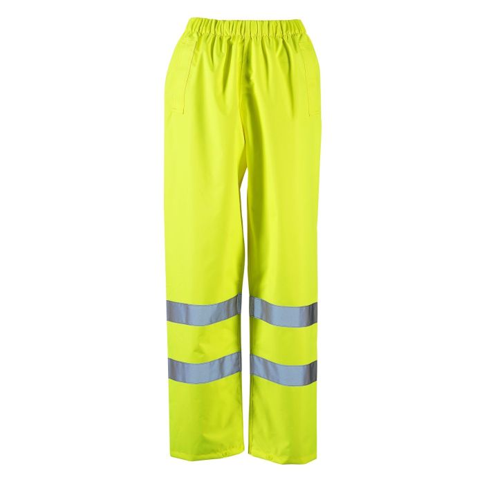 Ladies Hi Vis Yellow Dua Over-Trouser main product photo