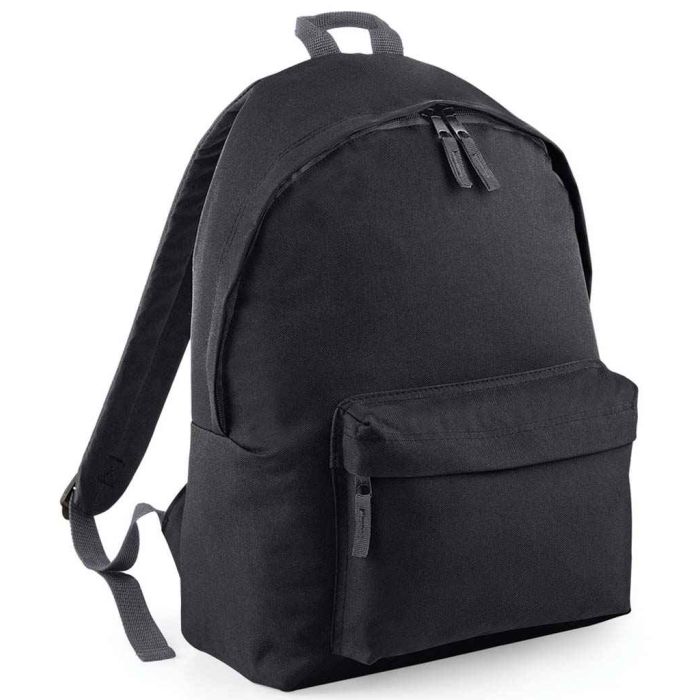 BagBase Kids Fashion Backpack - Black - ONE