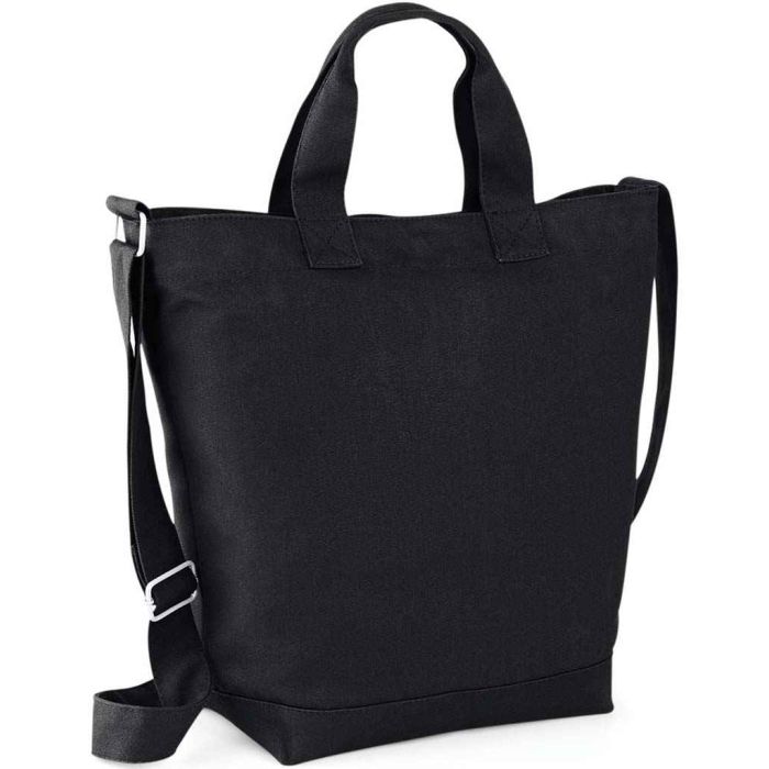 BagBase Canvas Day Bag - Black - ONE