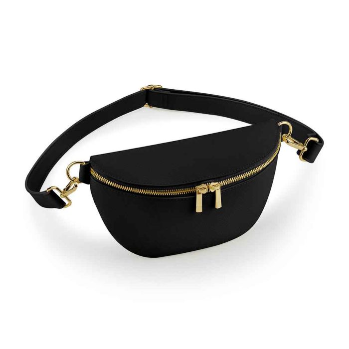 BagBase Boutique Waist Bag - Black - ONE