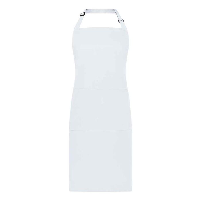 Brand Lab Adjustable Bib Pocket Apron - White - ONE