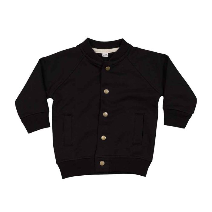 BabyBugz Baby Bomber Jacket - Black - 6-12