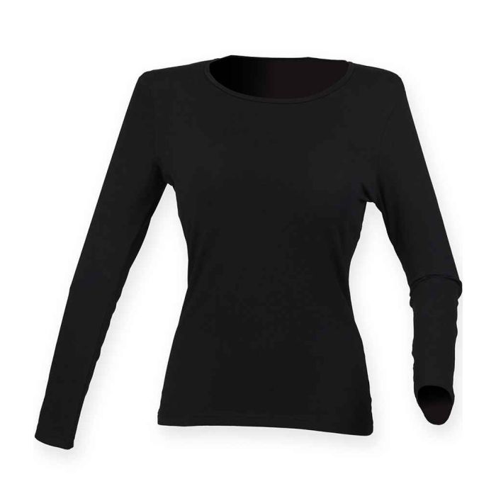 SF Clothing Ladies Feel Good Long Sleeve Stretch T-Shirt main product photo