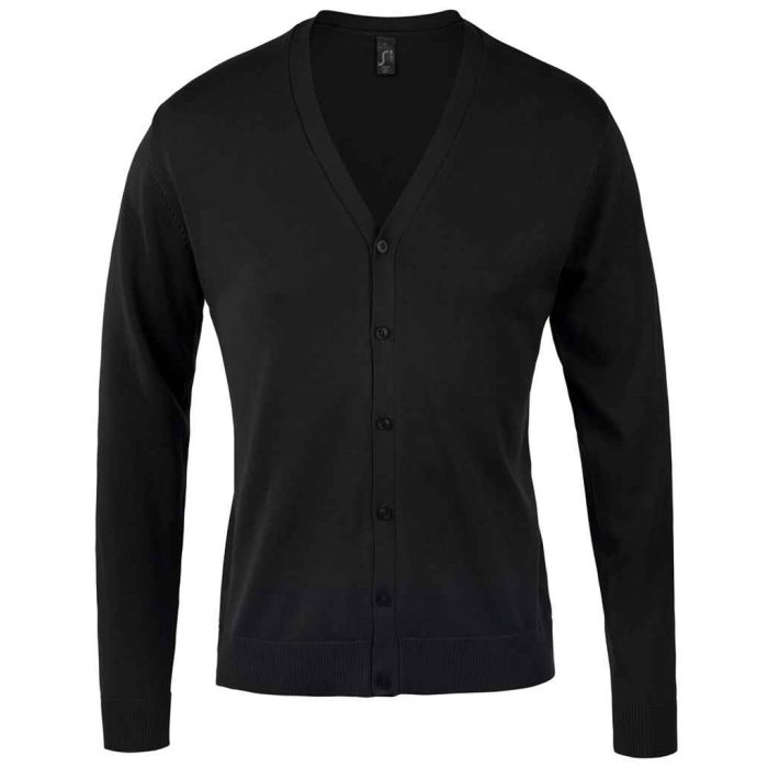 SOL'S Golden Cotton Acrylic V Neck Cardigan main product photo