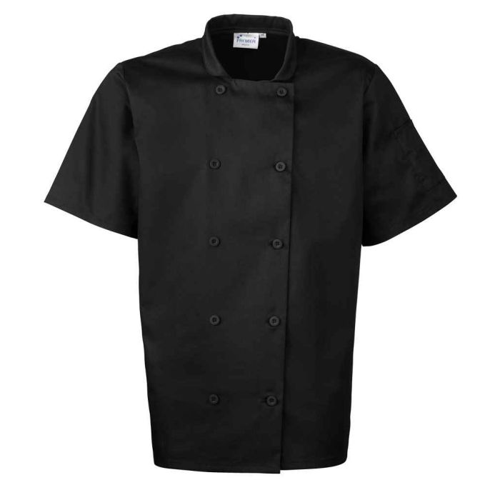 Premier Short Sleeve Chef's Jacket main product photo