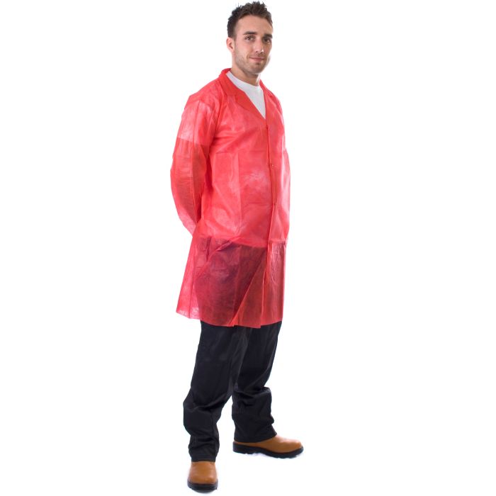 Non-Woven Coats with Poppers - Case main product photo