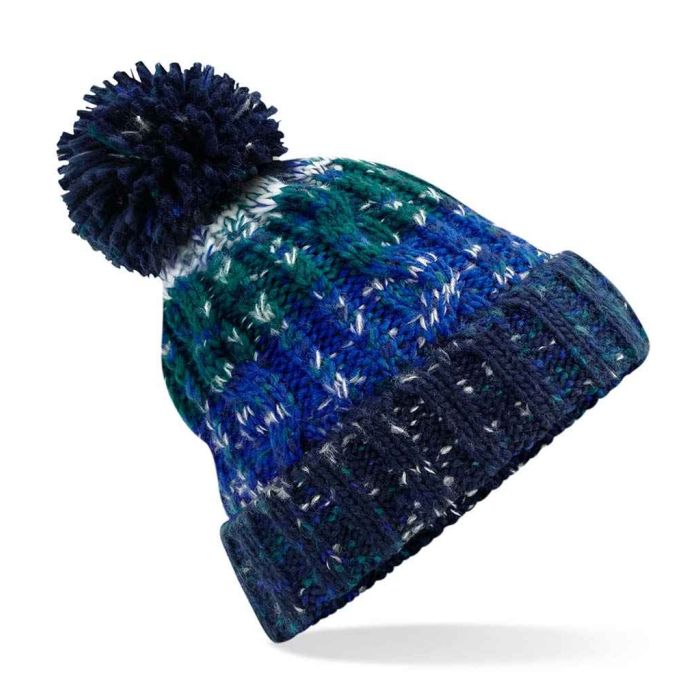 Beechfield Corkscrew Pom Pom Beanie main product photo