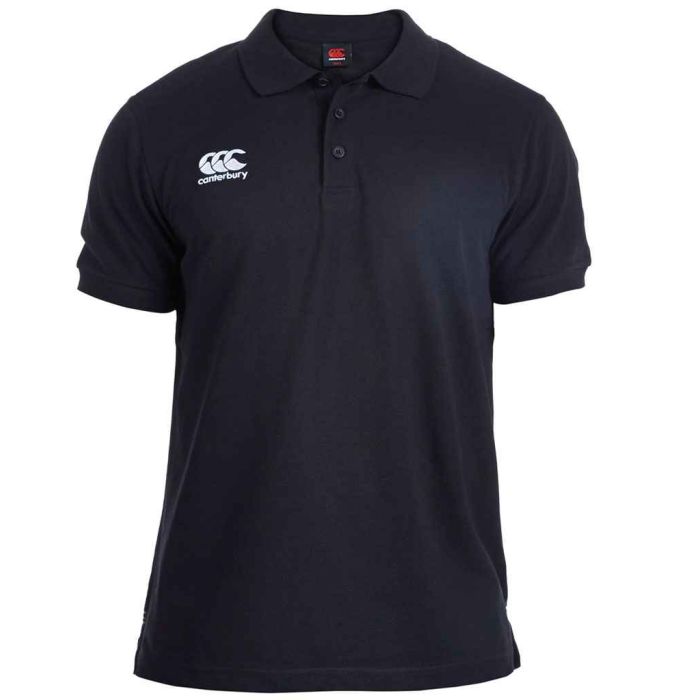 Canterbury Waimak Pique Polo Shirt - Black - M